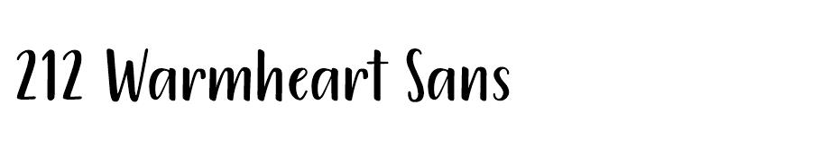 Warmheart Sans | Font font